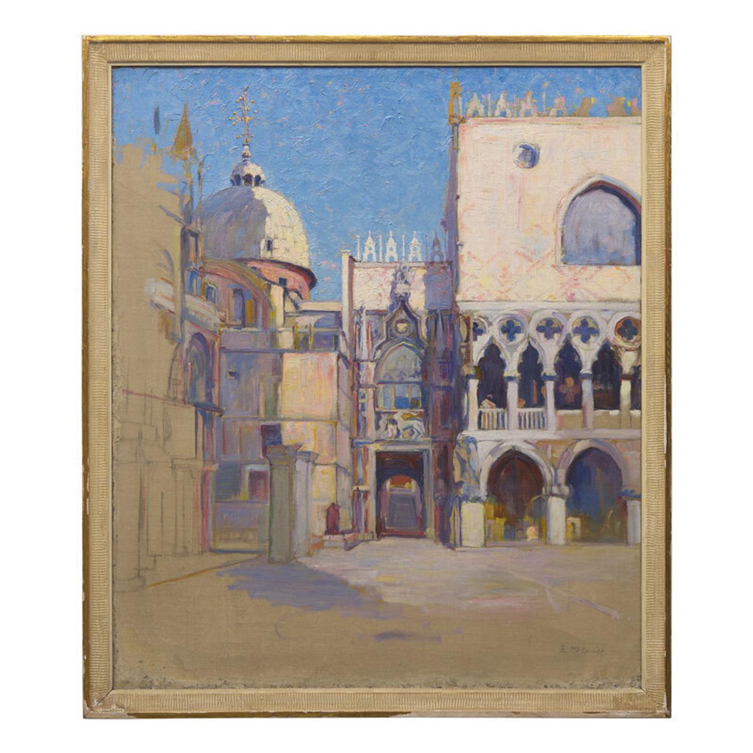 M. Evelyn McCormick (American, 1862-1948) — Porta della Carta - Venice, c. 1924