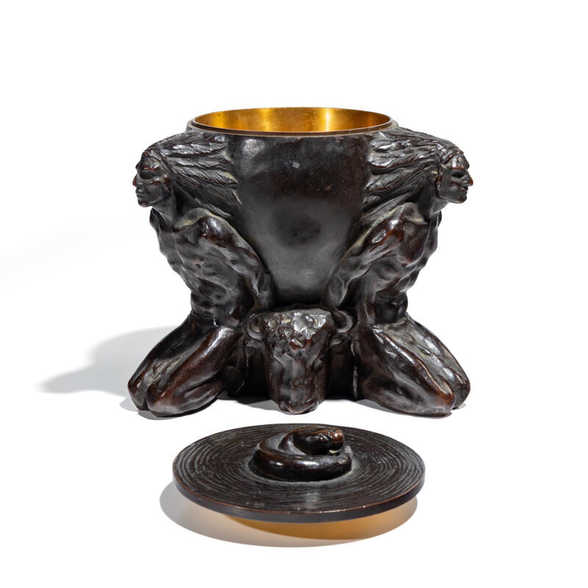 Abastenia St. Leger Eberle for The Gorham Manufacturing Company (American, 1878-1942) — Tobacco Jar , 1905