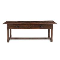 A Baroque Carved Oak Refectory Table