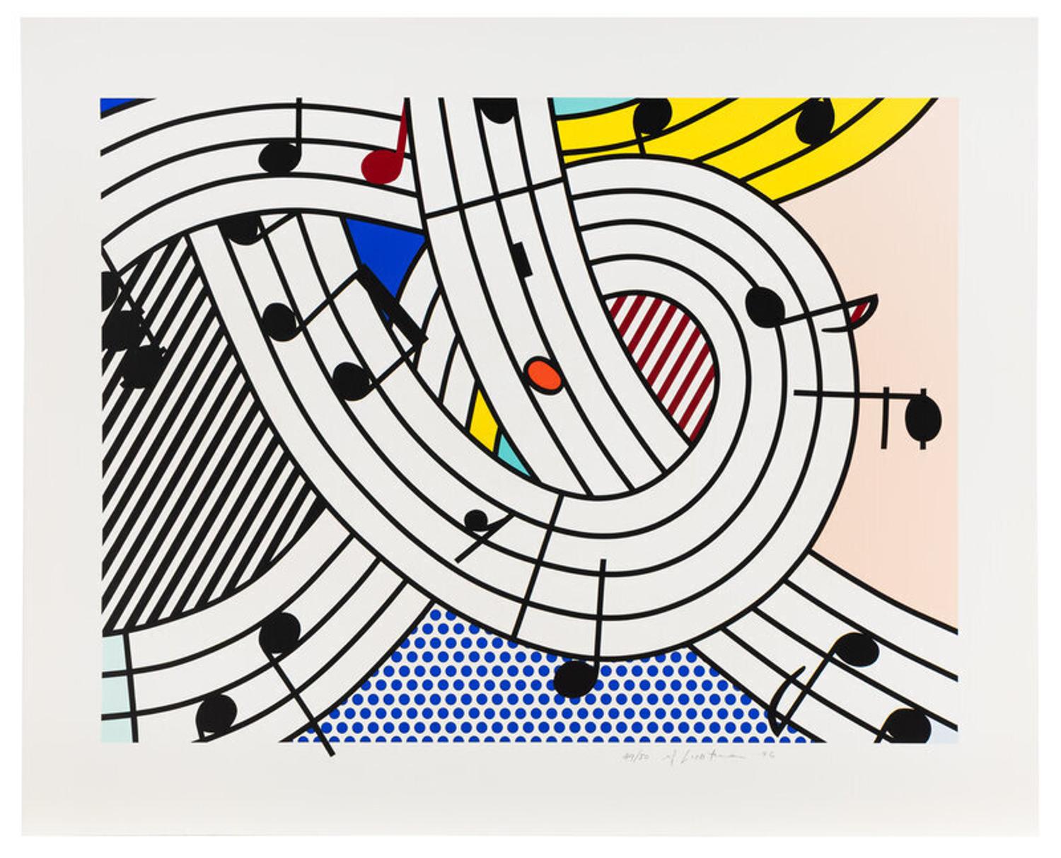 Roy Lichtenstein (American, 1923-1997) — Composition II , 1996