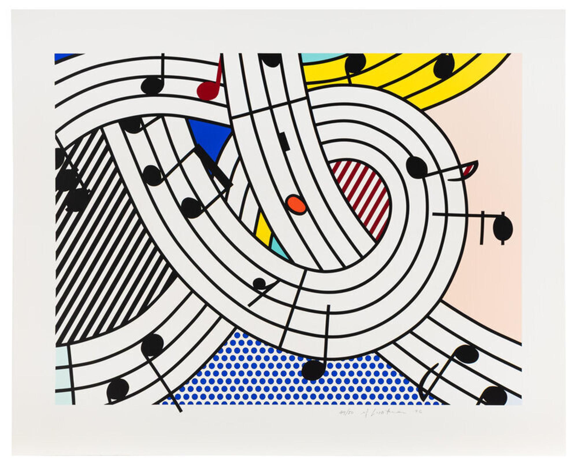 Roy Lichtenstein (American, 1923-1997) — Composition II , 1996