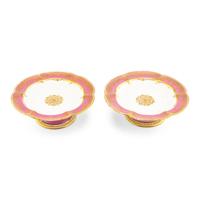 A Pair of Coalport Porcelain Dessert Stands