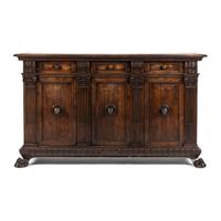 A North Italian Walnut Console Cabinet