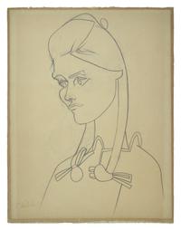 Françoise Gilot (French, 1921-2023) — Portrait de Cecile Miguel , 1951