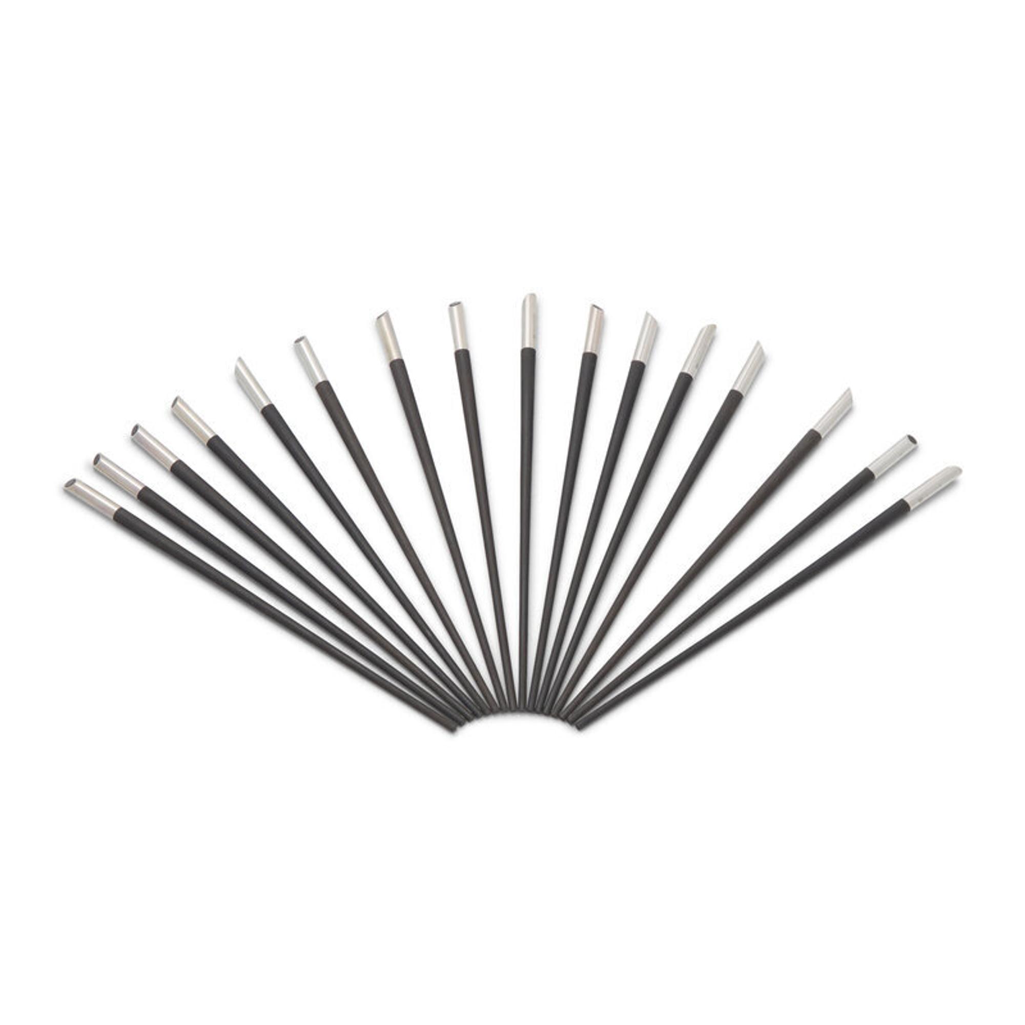 A Set of Christofle Silver-Plate Mounted Chopsticks