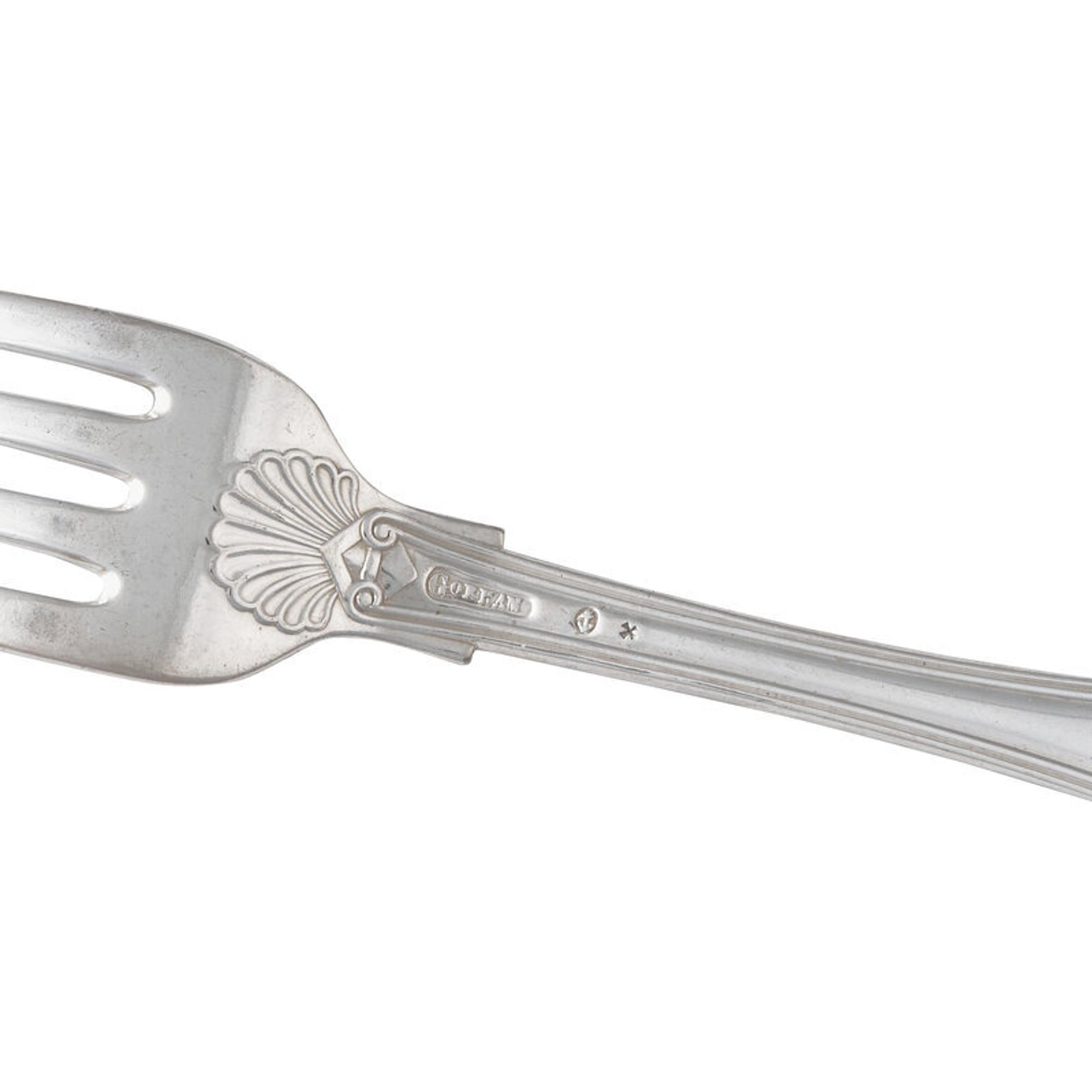 A Collection of Silver-Plate Flatware Articles