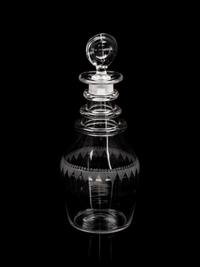 An English Cut Glass Stemware Service