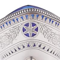A Set of Four George III Pierced Silver Salt Cellars