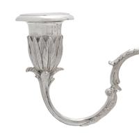 An English Silver Five-Light Candelabrum