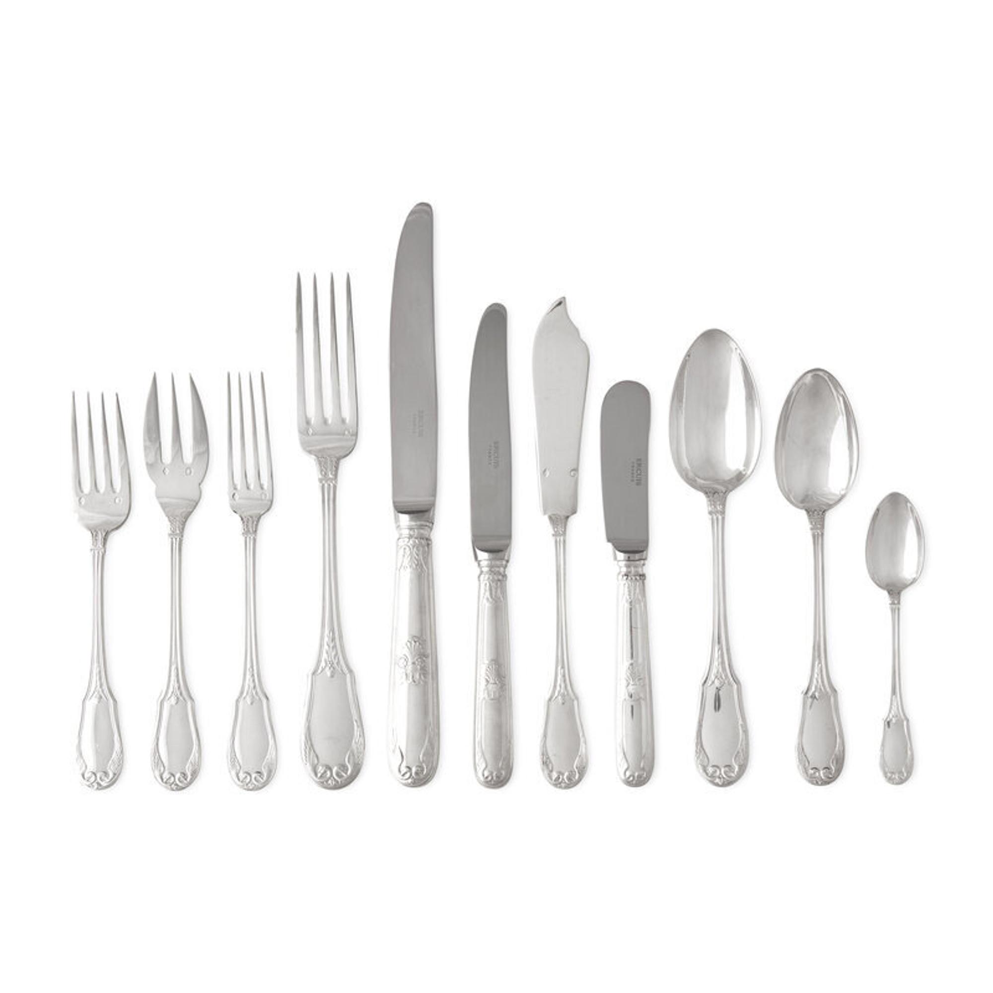 A French Silver Flatware Service