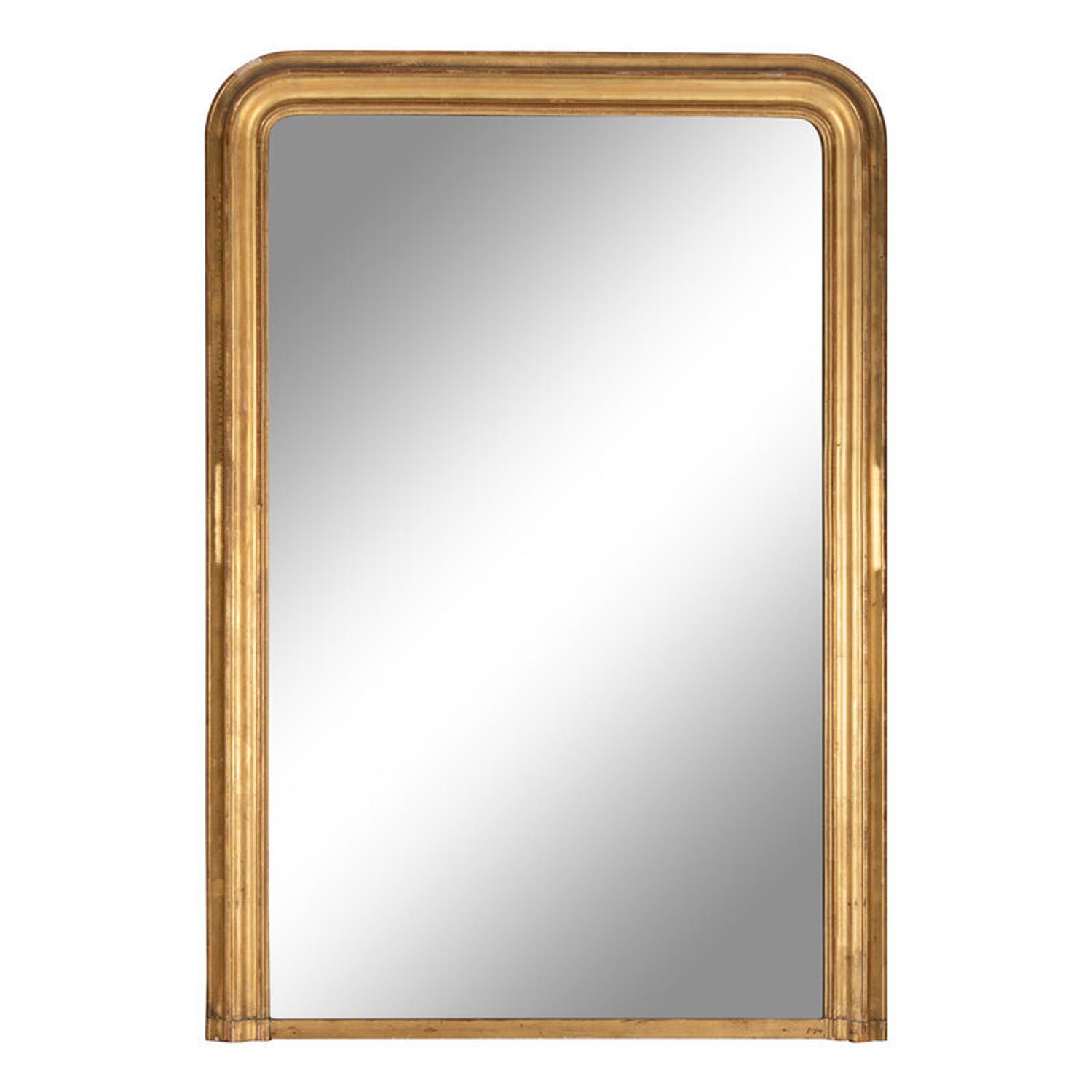 A Louis Philippe Giltwood Overmantel Mirror