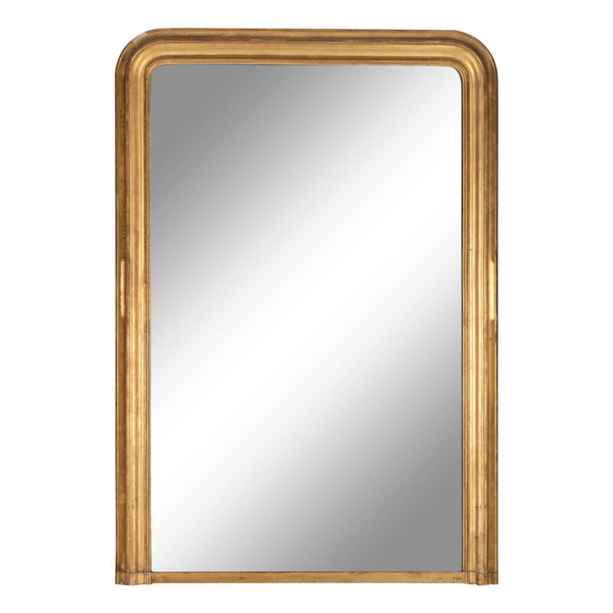 A Louis Philippe Giltwood Overmantel Mirror