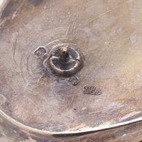 A George III Silver and Cut Glass Cruet Set