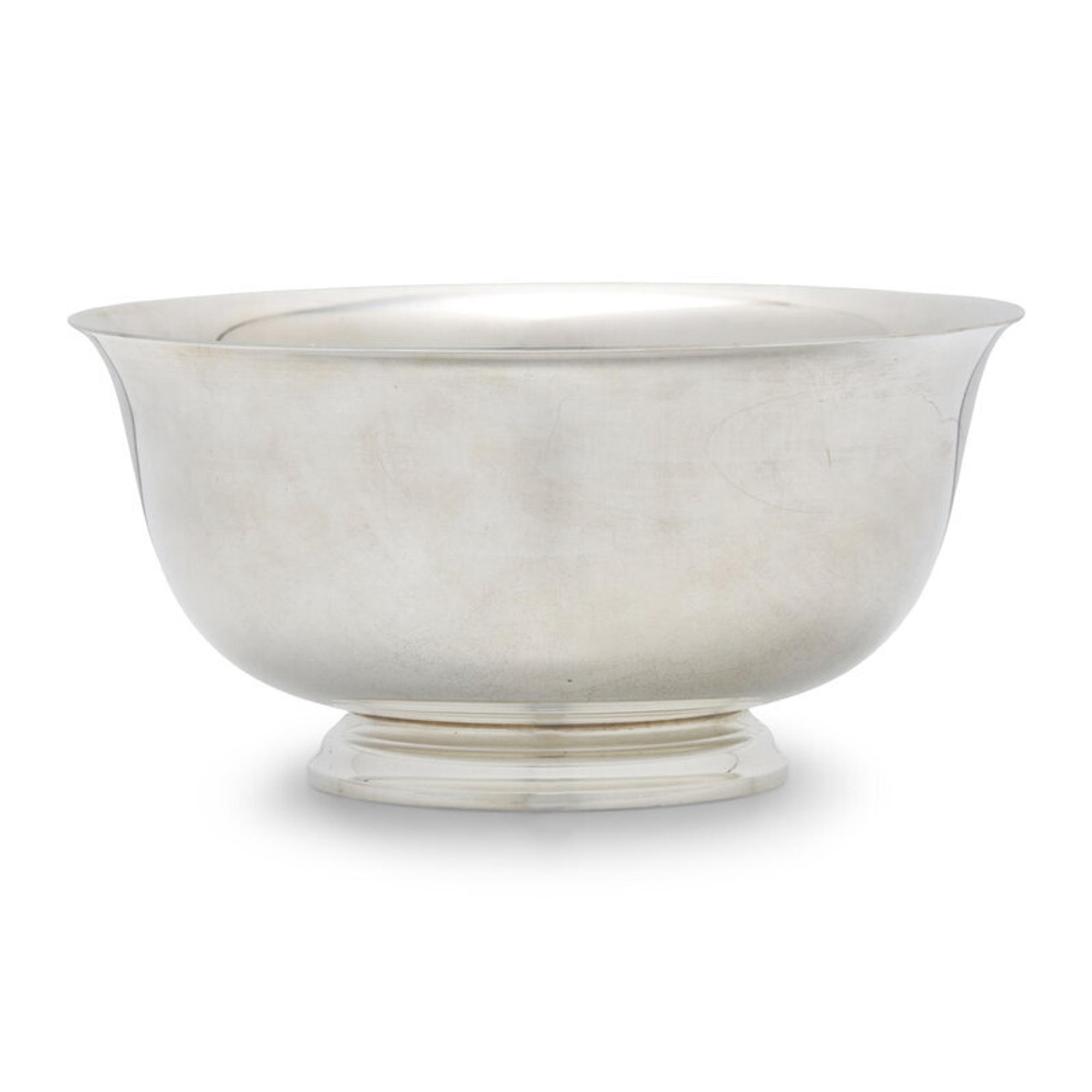 A Tiffany and Co. Silver Revere-Style Bowl