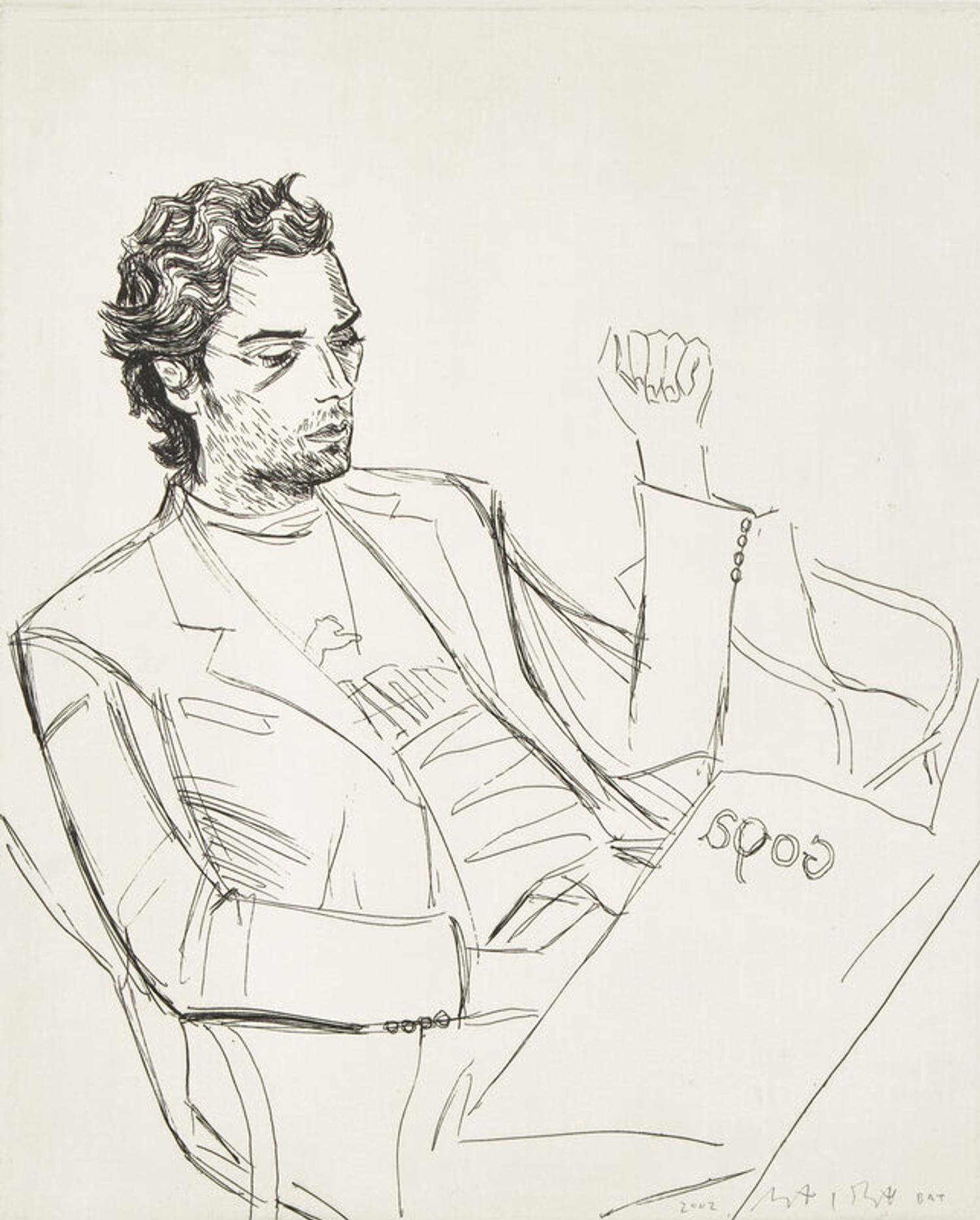 Elizabeth Peyton (American, b. 1965) — Gavin Reading, 2002