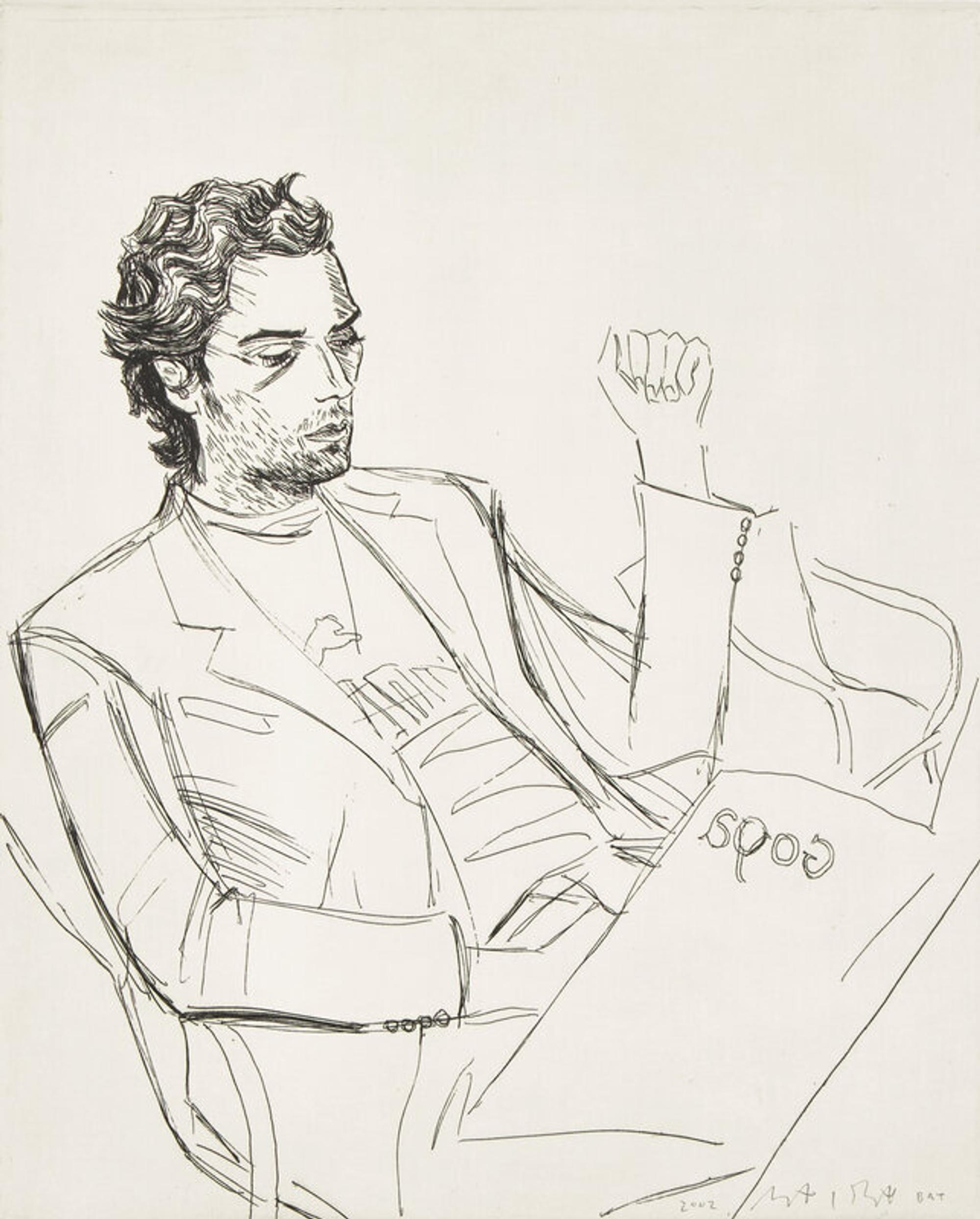 Elizabeth Peyton (American, b. 1965) — Gavin Reading, 2002