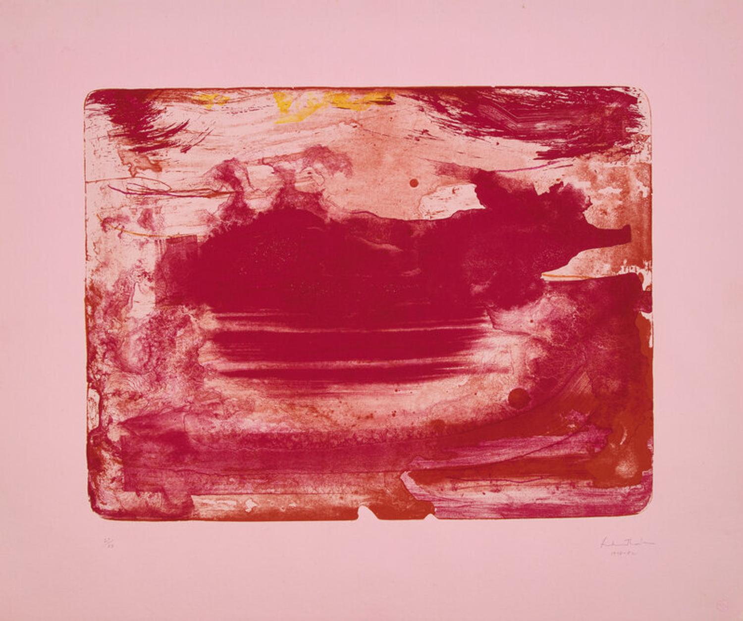 Helen Frankenthaler (American, 1928-2011) — The Red Sea, 1978-82