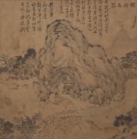Yi Kong (Korean, Circa Mid 19th Century) 十九世纪朝鲜王朝纸本水墨山水册页六开