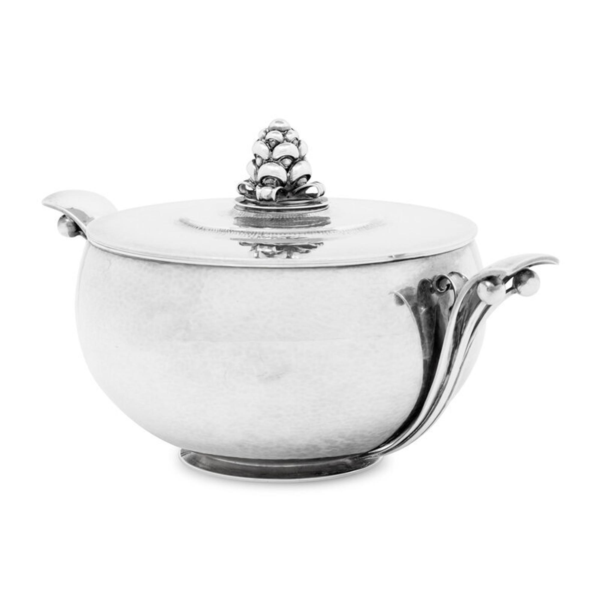 A Georg Jensen Silver Tureen and Cover