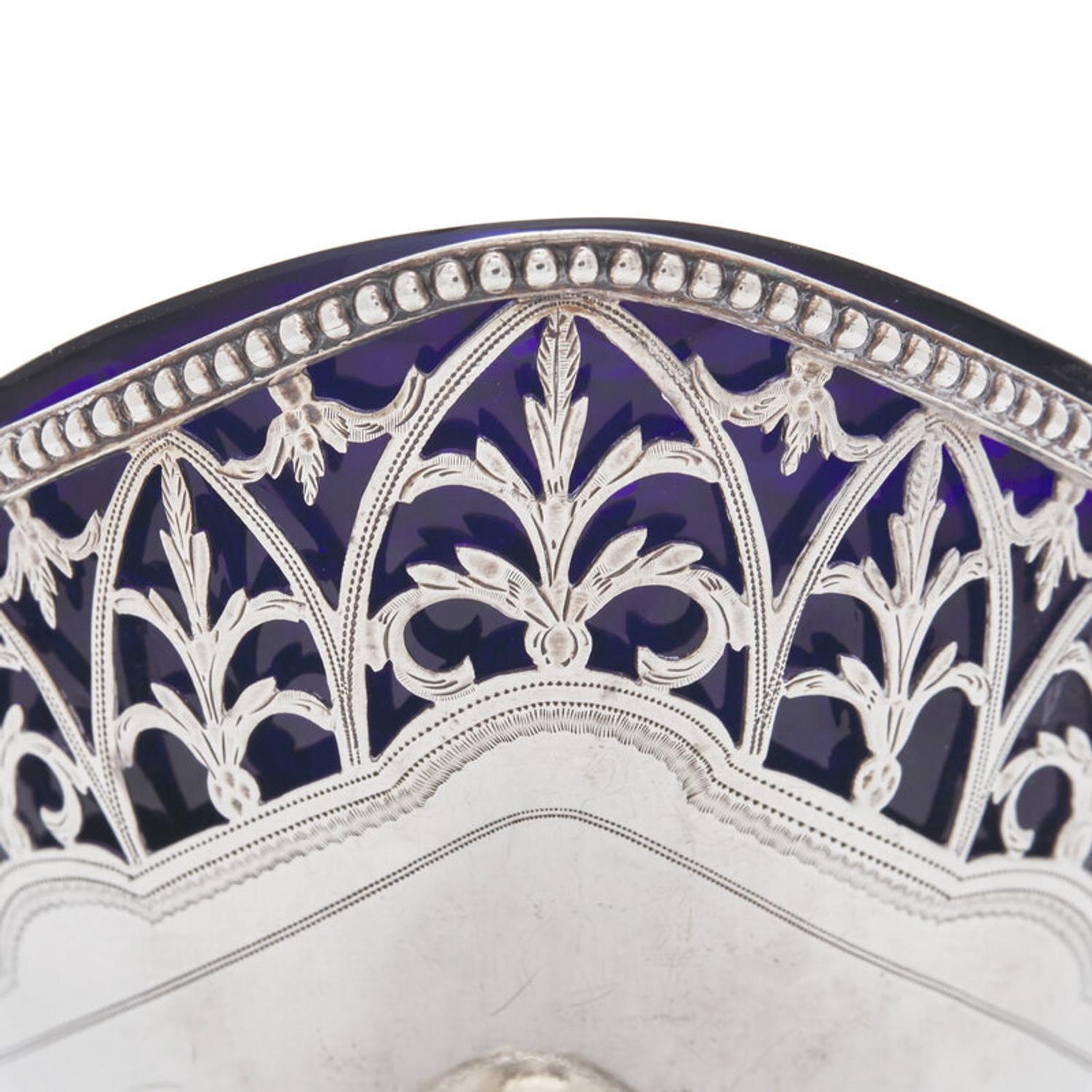 A George III Pierced Silver Sugar Basket