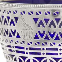 A George III Engraved and Pierced Silver Sugar Basket