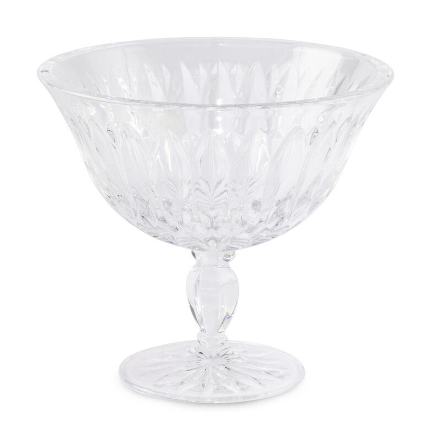 A Glass Pedestal Bowl