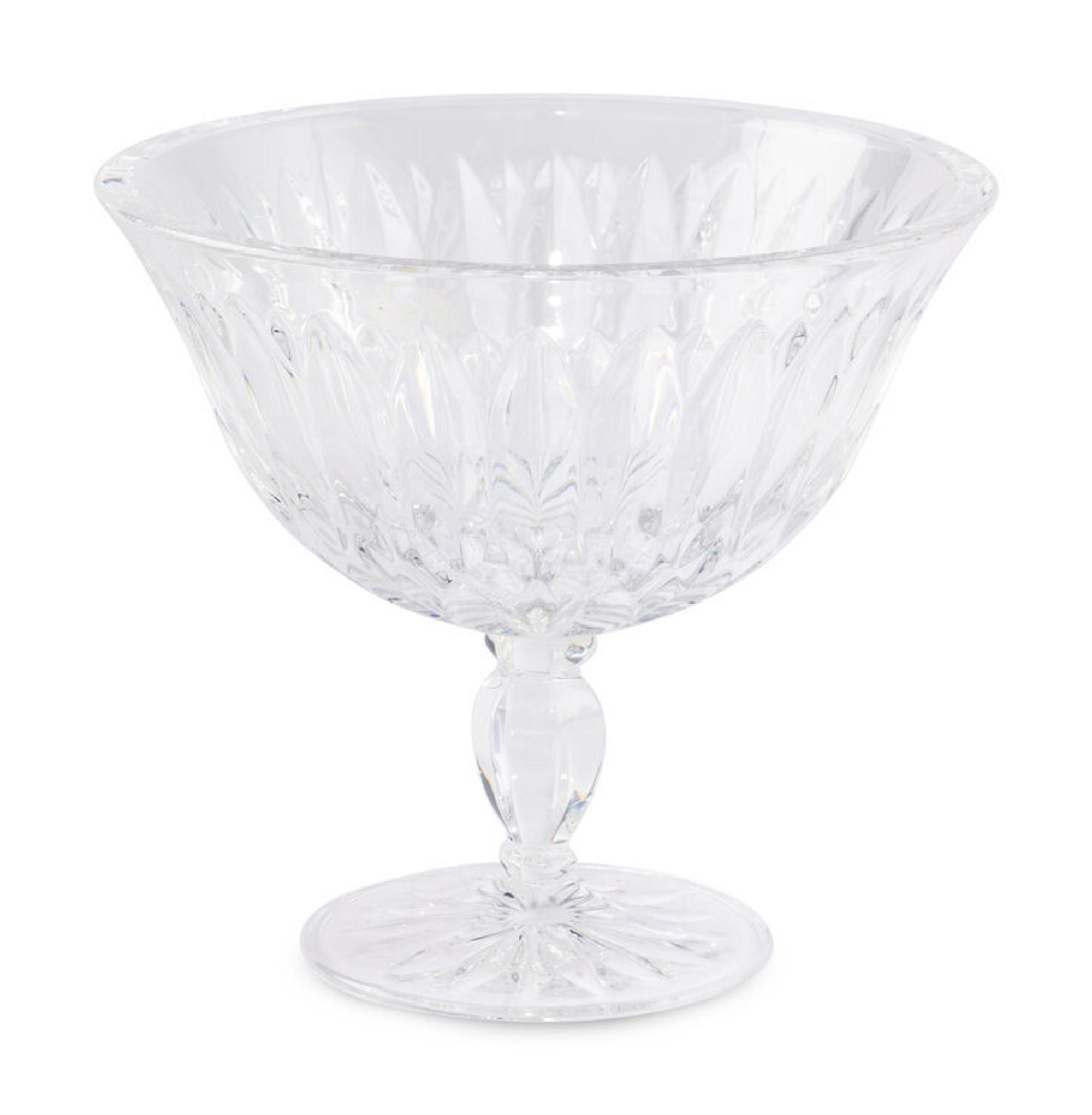 A Glass Pedestal Bowl