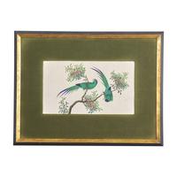 Four Chinese Pith Paintings, Late 19th-Early 20th Century 清晚期 通草畫四幅