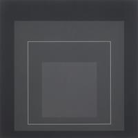 Josef Albers (American/German, 1888-1976) — WLS V (from White Line Squares (Series I)), 1966