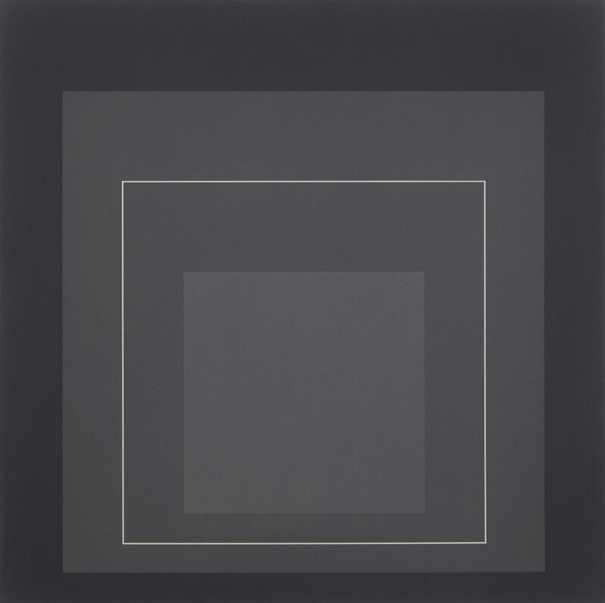 Josef Albers (American/German, 1888-1976) — WLS V (from White Line Squares (Series I)), 1966
