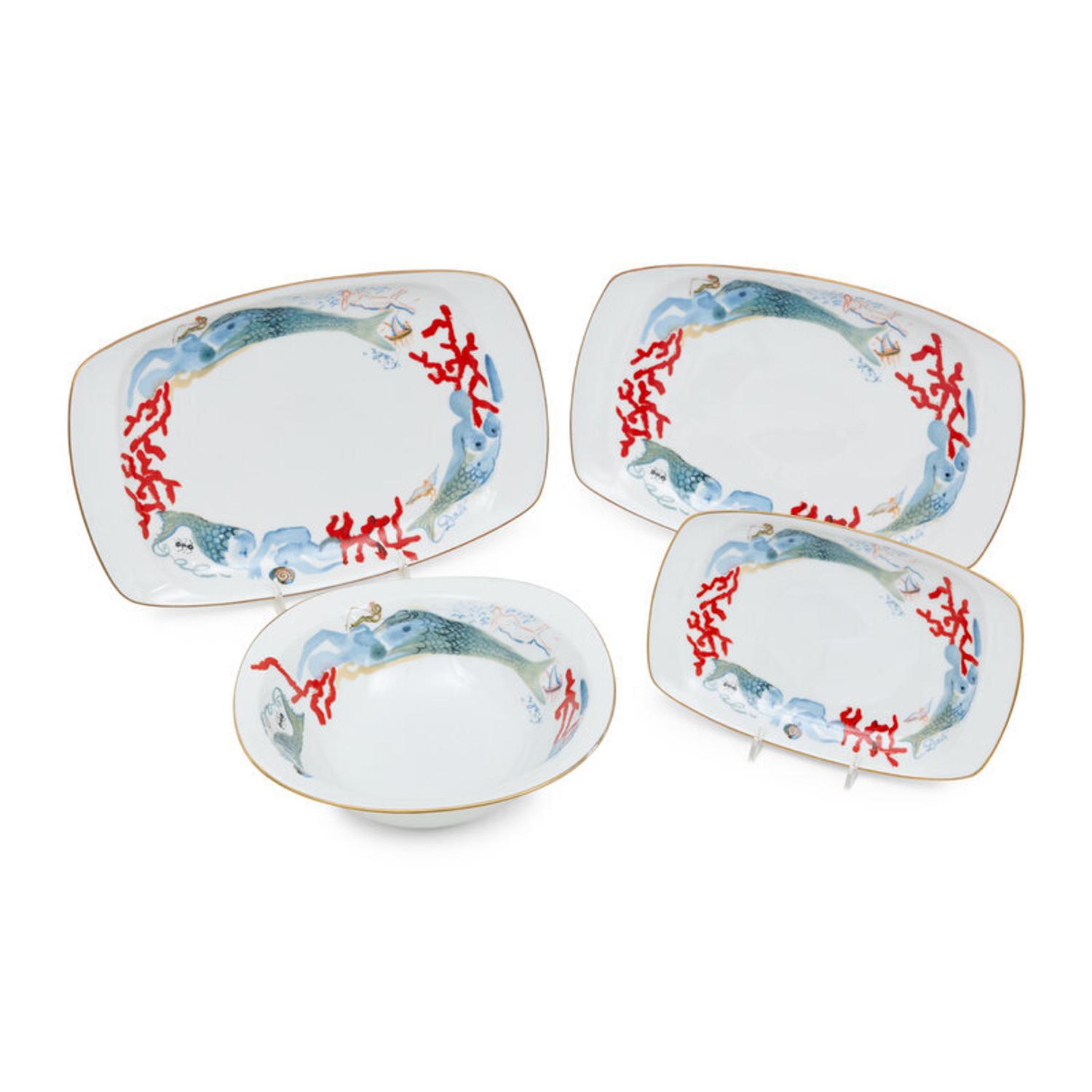 A Salvador Dali-Designed Porcelain Dinner Service
