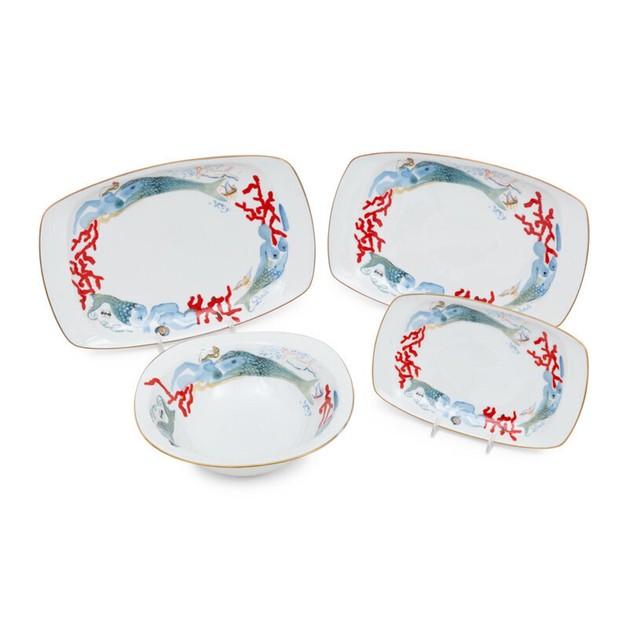 A Salvador Dali-Designed Porcelain Dinner Service