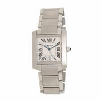 Cartier, Ref. 2302, Stainless Steel 'Tank Française' Date Watch