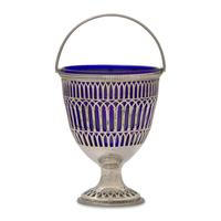 A George III Pierced Silver Sugar Basket