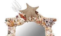 A Grotto Style Shell-Encrusted Dressing Table and Mirror