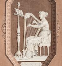 A Set of Three French Neoclassical Wallpaper Panels