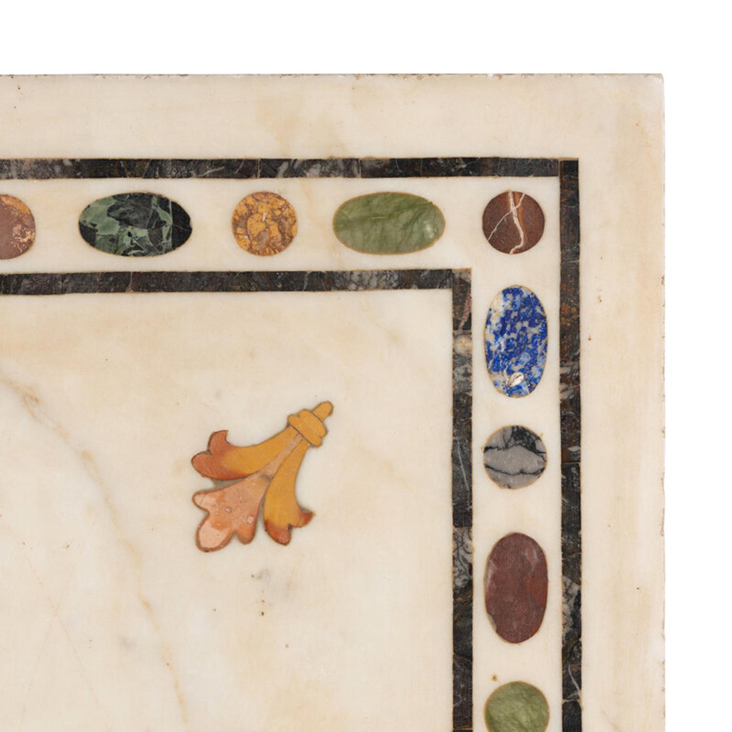 An Italian Specimen Marble Table Top