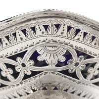 A George III Engraved and Pierced Silver Sugar Basket