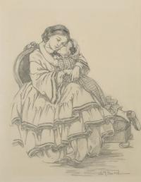 Clara Miller Burd (American, 1873-1933) — Little Women, The Home of "Little Women," 1926 ; Together with Four Other Works (Five Works Total)