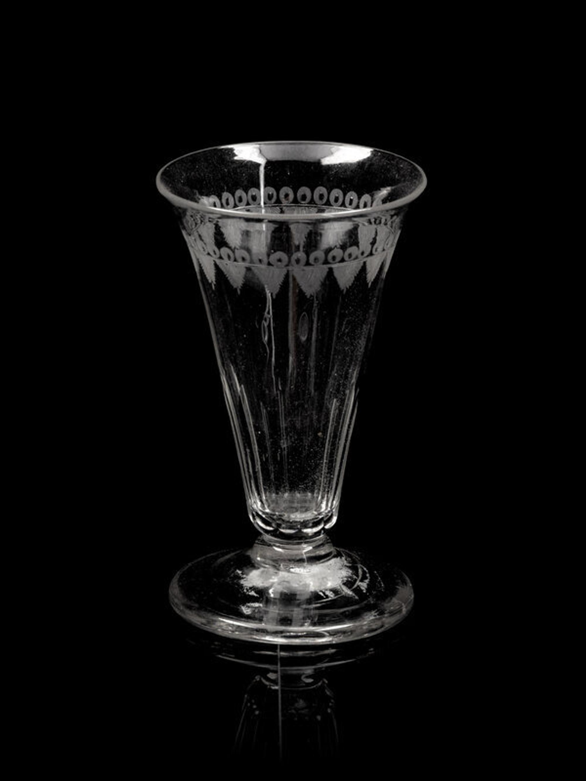 An English Cut Glass Stemware Service