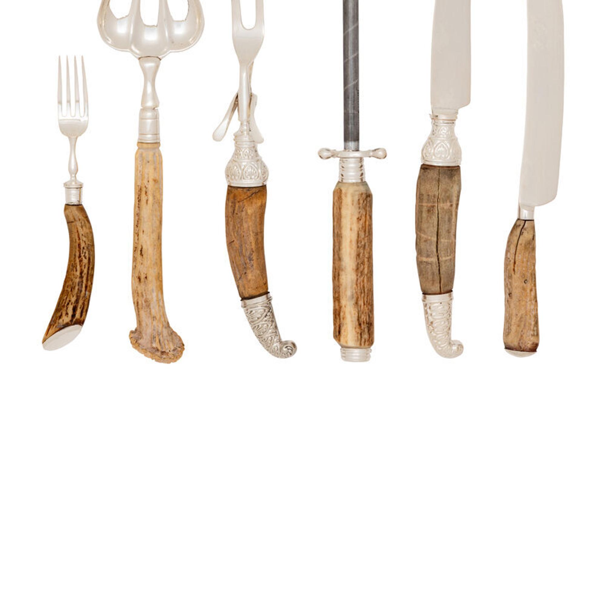 A Group of Horn Mounted Serving Articles