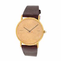 Corum, 18K Yellow Gold 'Coin' Watch