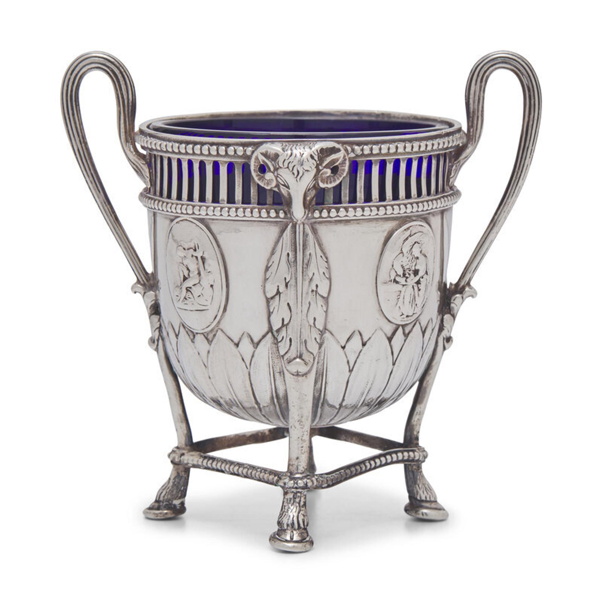 A George III Pierced Silver Sugar Urn