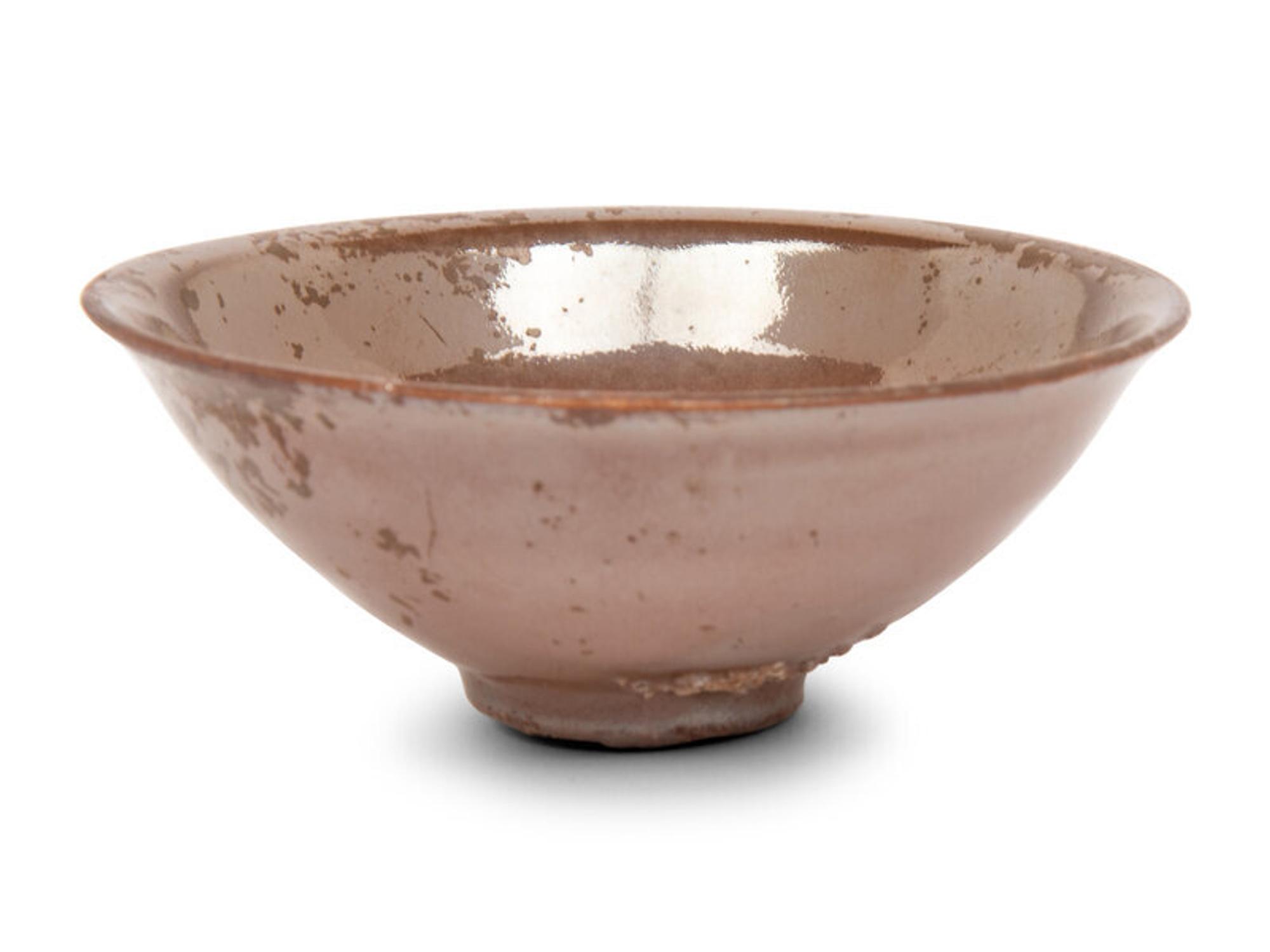 A Chinese Persimmon Glazed Bowl, Possibly Jin to Ming Dynasty 或爲金-明 紫金釉盞
