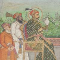 A Painting of Emperor Muhammad Shah, Indian, Mughal, 18th/19th Century 十八/十九世紀 莫臥兒細密畫穆罕默德·沙阿肖像