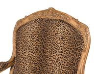 A Pair of Louis XV Style Carved Wood Fauteuils
