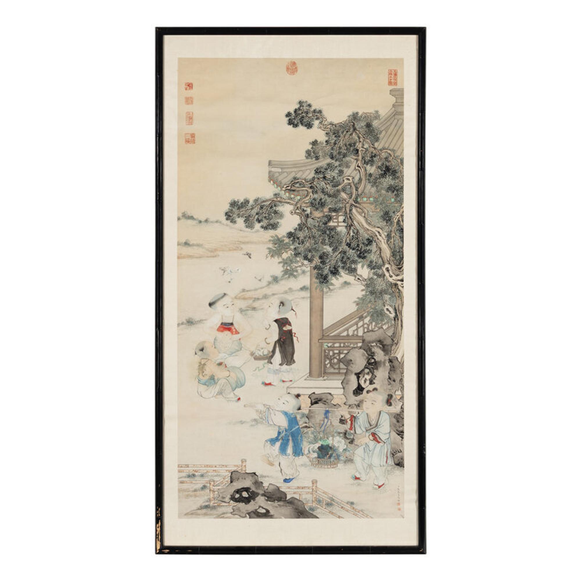 After Jiao Bingzhen (Chinese, 1689-1726) 焦秉貞（款）