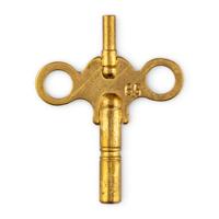 An Empire Gilt Bronze Figural Mantel Clock