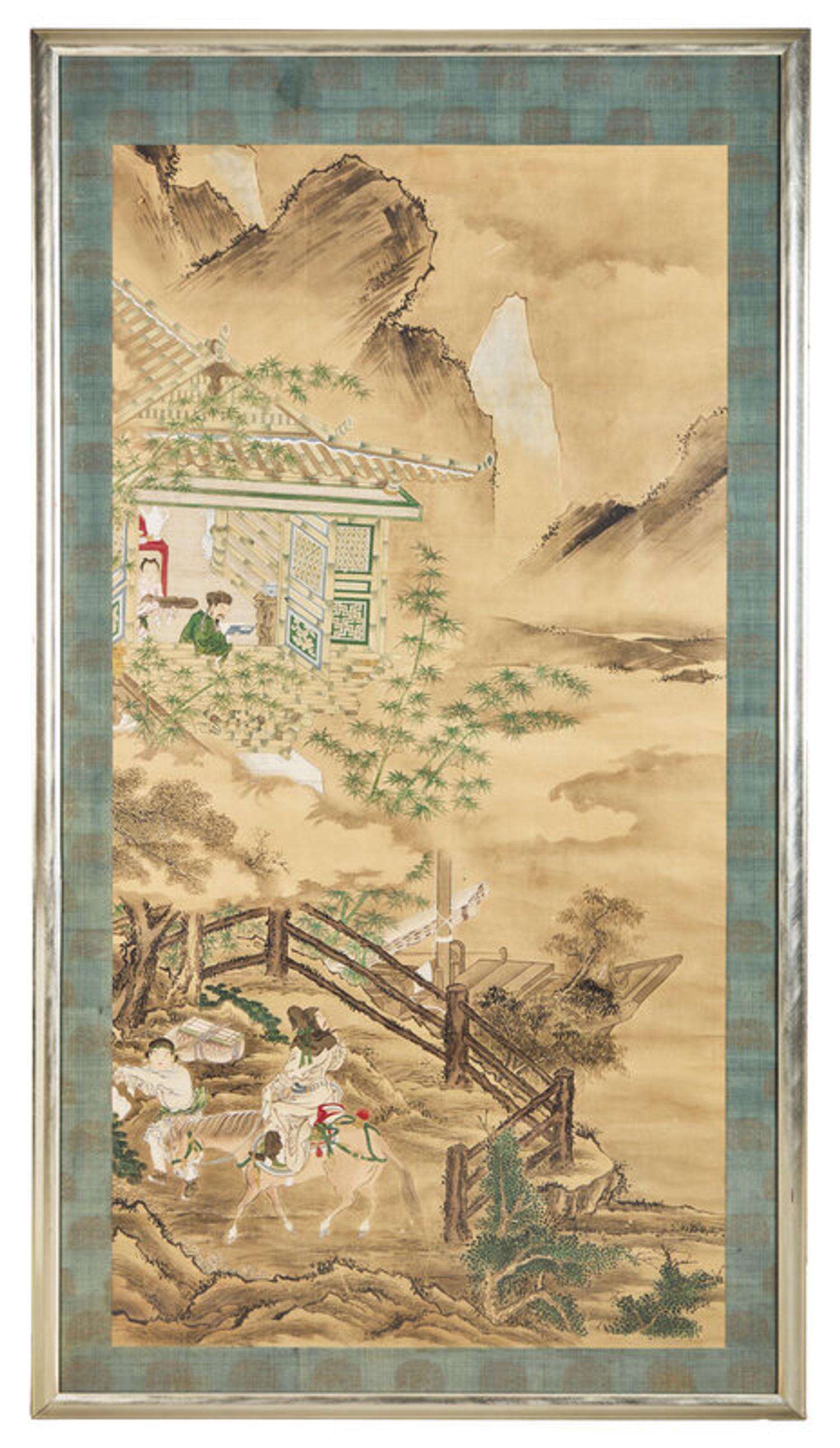 A Japanese 'Scholars' Painting