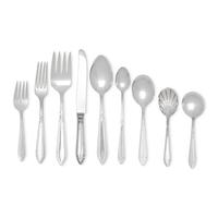 An American Silver Flatware Service